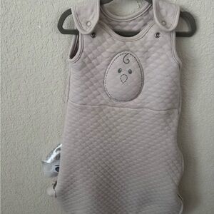 Nested Bean Quilted Baby Sleeping Bag with Cute Chick Design